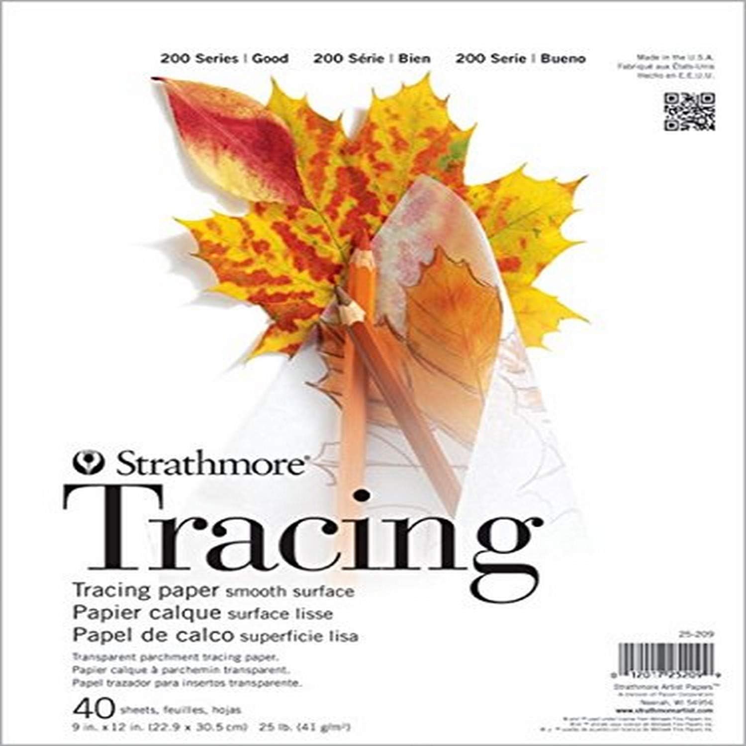 230527224725485_1 Strathmore (25-508 STR-025-508 100 Sheet Sketch Pad, 8.875 by 11", 8.5"x11", White - Image 1